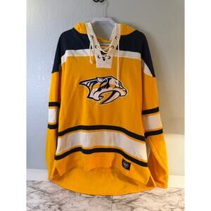 Nashville Predators Subban #76-NHL Hockey-‘47 Brand Pullover Hoodie Men's XL